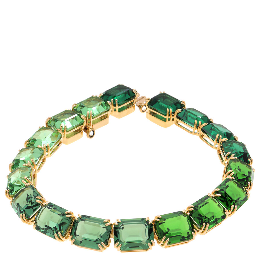 Swarovski Millenia Tennis Octagon Cut Green Bracelet, Size Swarovski Millenia Tennis Octagon Cut Green Bracelet, Size