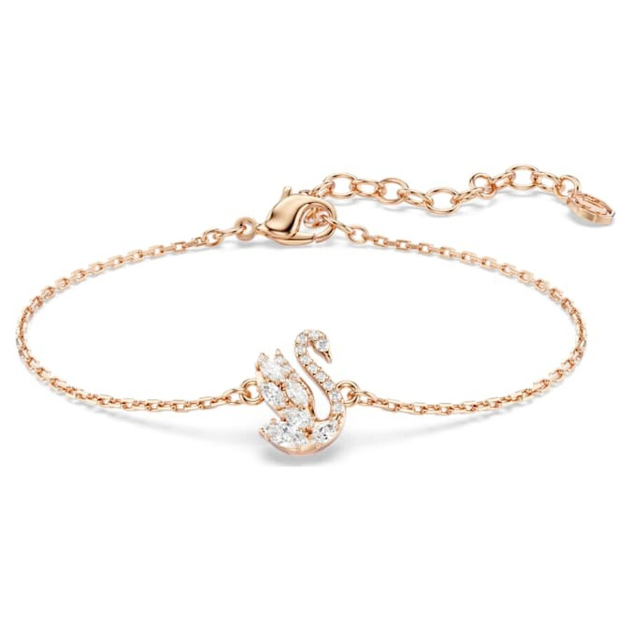 Swarovski Rose Gold-tone Plated Swan Bracelet