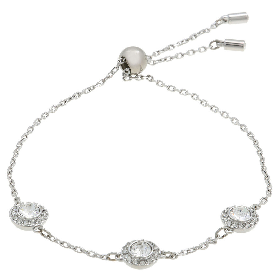 Swarovski Una Crystal Rondelle Angelic Chain Bracelet In Metallic