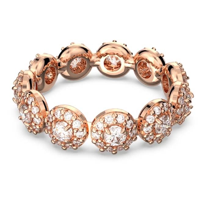 Swarovski Una Angelic Rose Gold,Tone Plated Ring, Size 58 (US 8