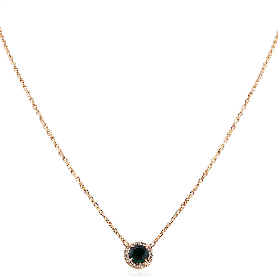 Swarovski Una Angelic Round Cut Pendant In Green ModeSens