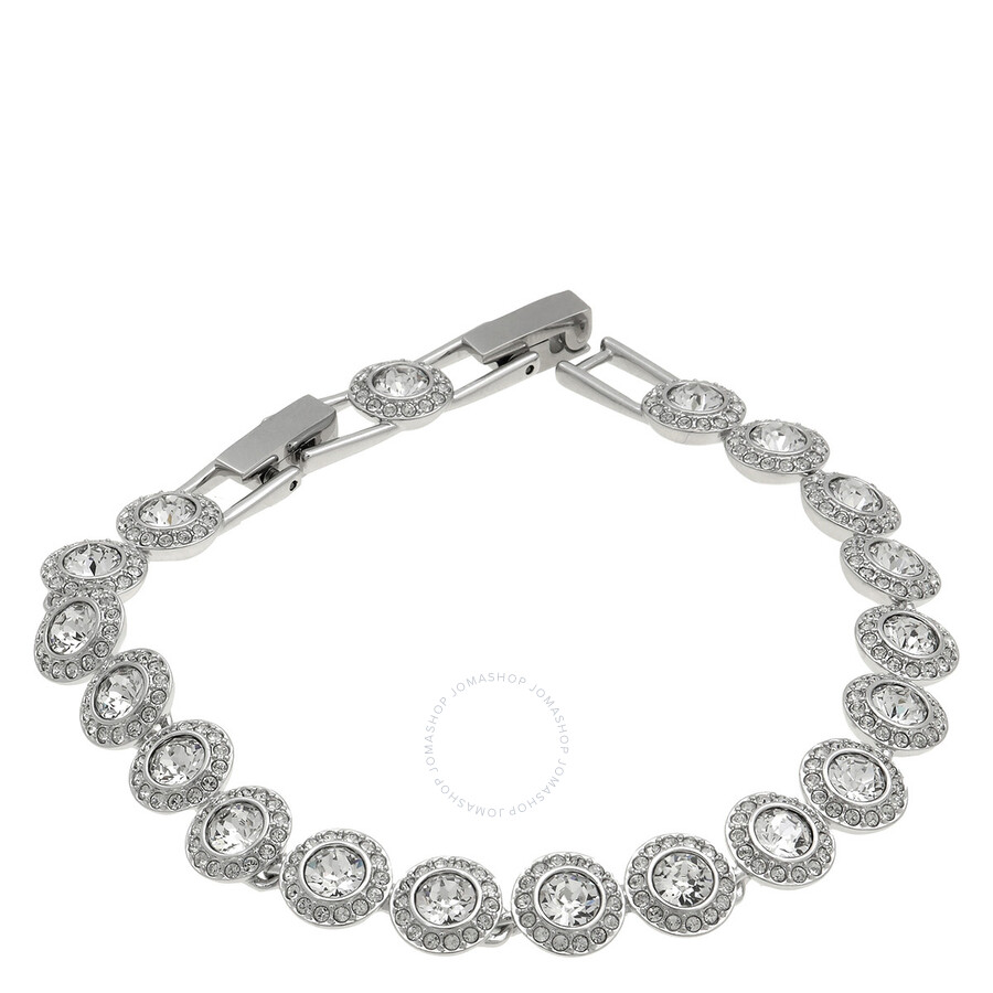 Swarovski Una Soft Bracelet Rhodium Shiny Crystal In White