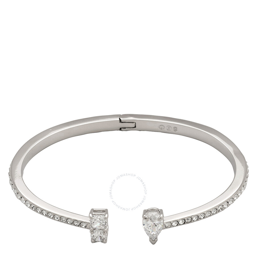 Swarovski Attract Cuff Rhodium Shiny White In White