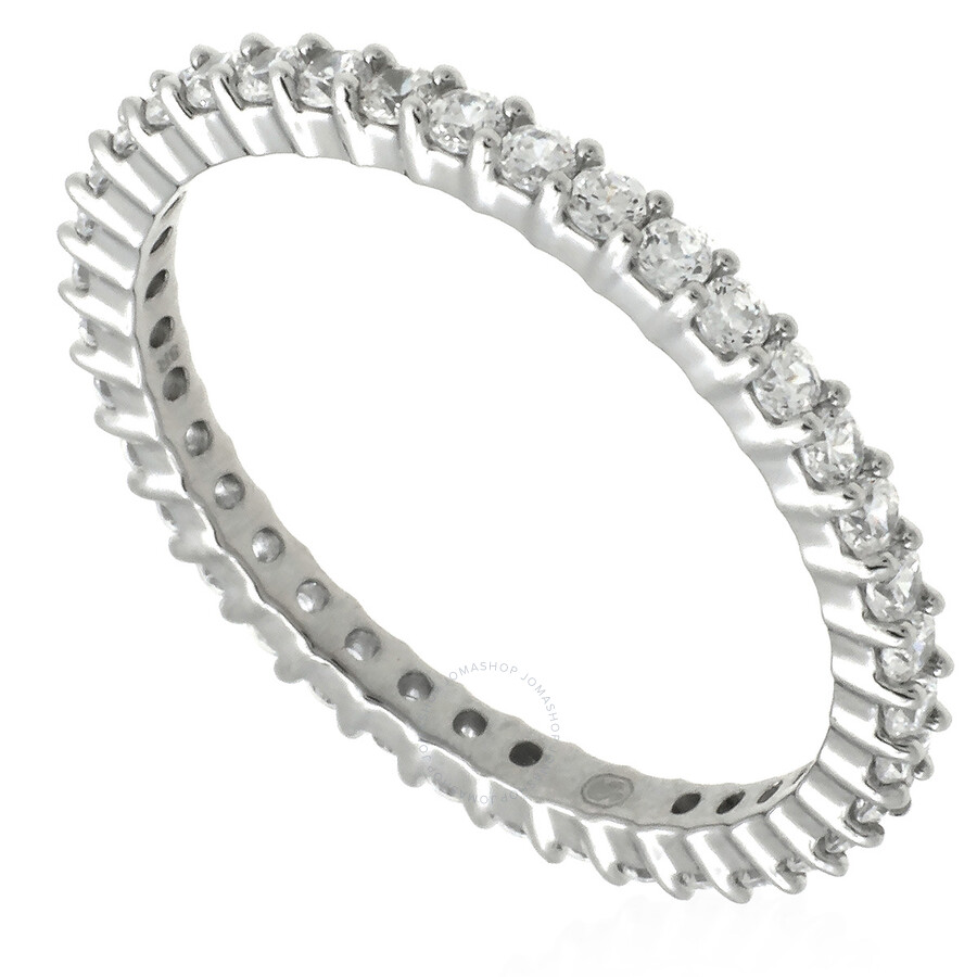 Swarovski White Round Cut Matrix Vittore Ring In White