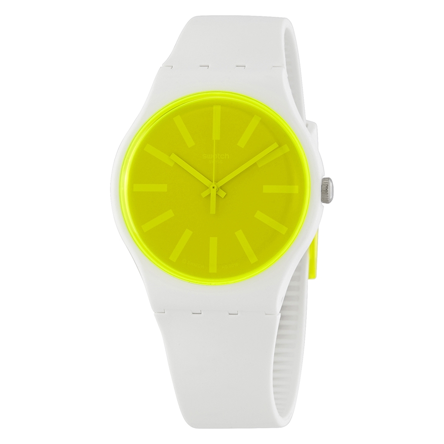 Swatch Watch - SUOW165 - LEMONEON NEW✓LIMITED✓ Swatch Originals LEMONEON White Silicone  main image 2