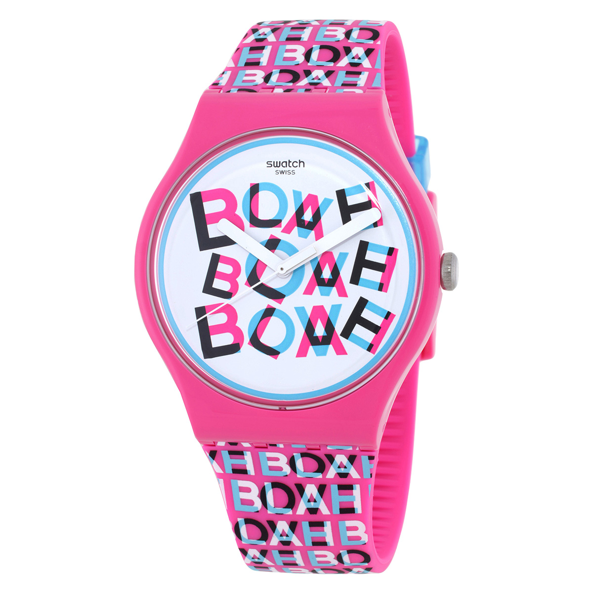Swatch Love & Blah Quartz White Dial Unisex Watch SO29Z156