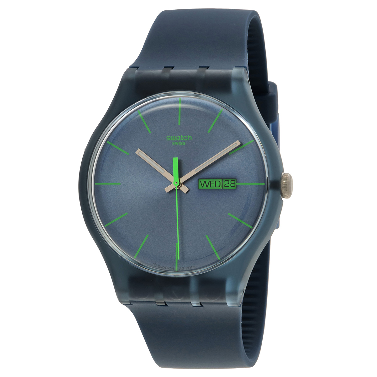 Swatch Originals New Gent Blue Rebel Blue Dial Men's Watch SO29N704