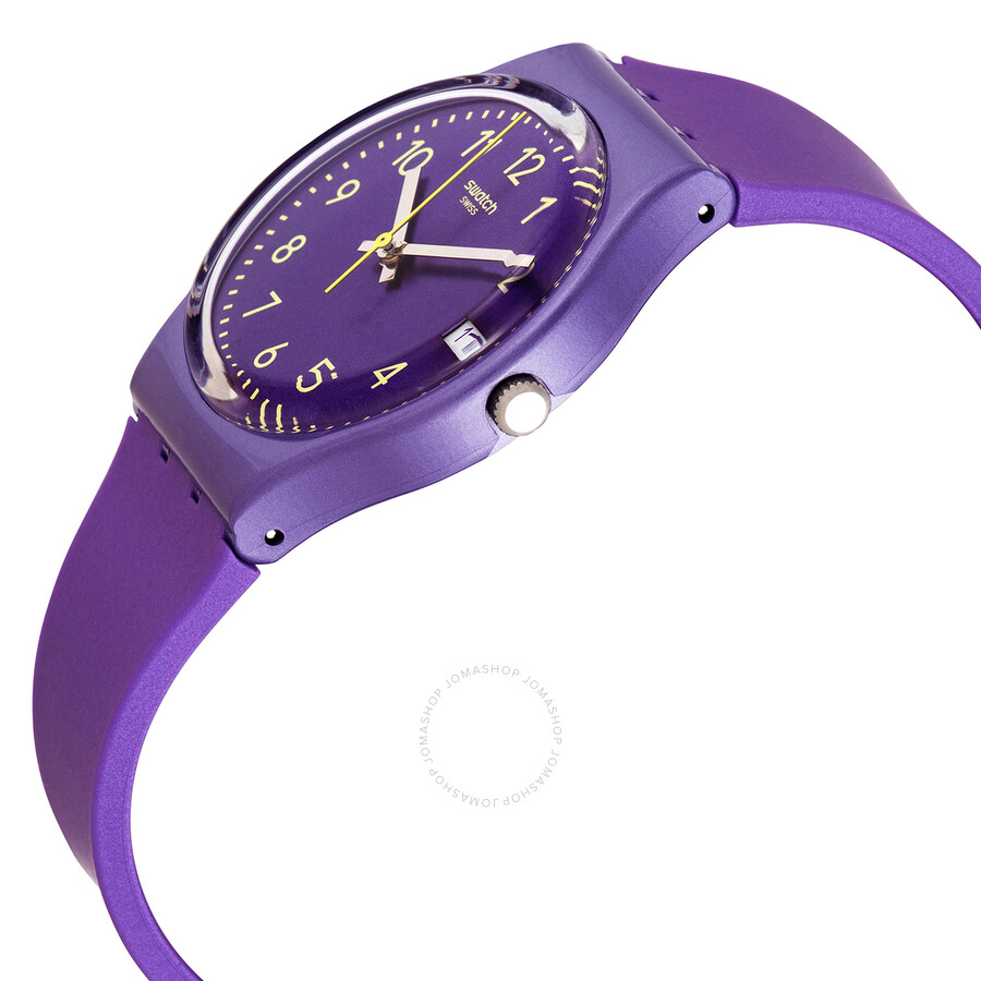 Swatch Purplazing Quartz Purple Dial Ladies Watch GV402 Originals