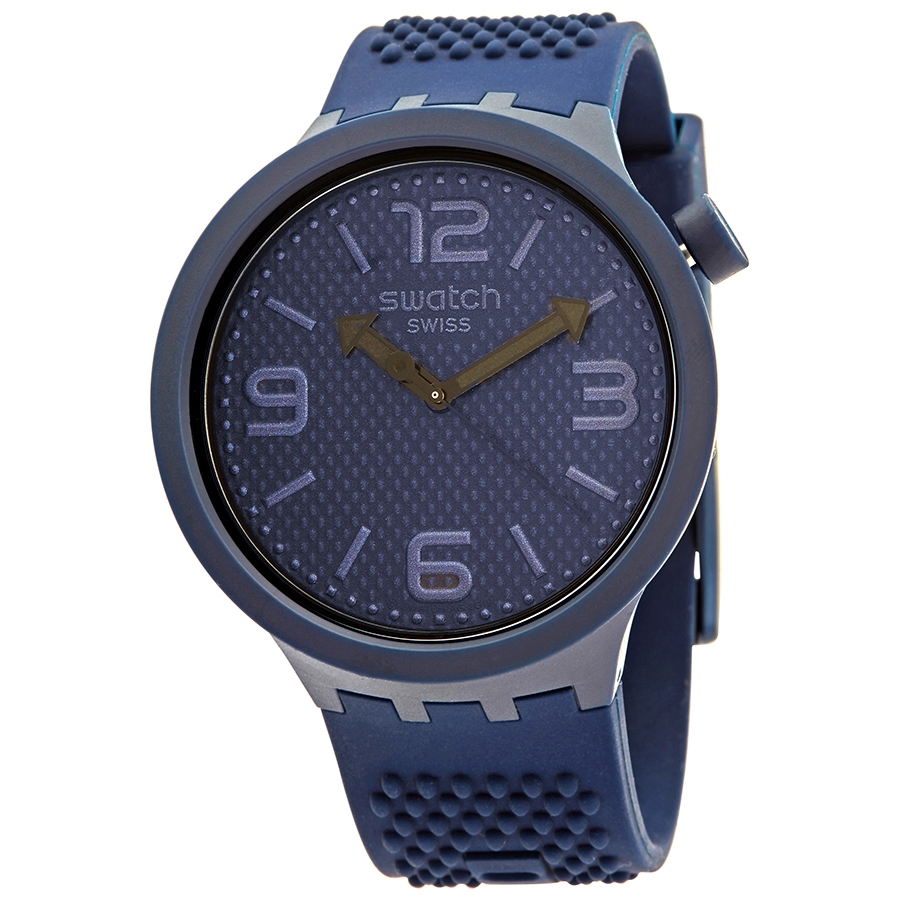 NWT Swatch Quartz Blue Dial Blue Silicone Watch Swatch Quartz Blue Dial Blue Silicone Watch SO27N100  main image 3