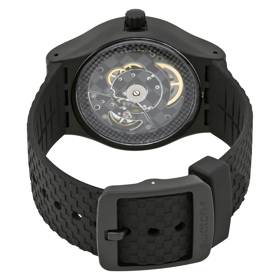 swatch automatic black