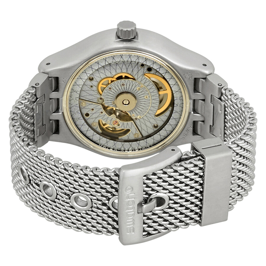 Swatch Sistem Meche S Automatic Black Dial Men's Watch YIS418MB