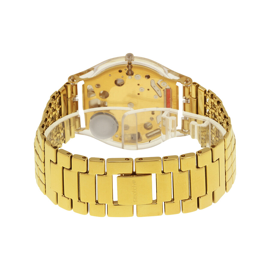 Swatch Skin Gold Dial Goldtone Ladies Watch SFK394GB Skin Swatch