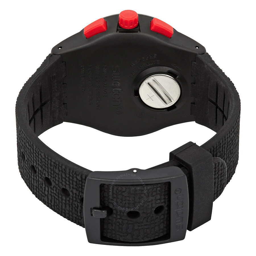 Swatch Stand Hall Chronograph Black Dial Men's Watch SUSB411 Swatch