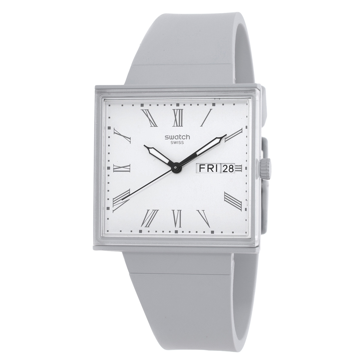 Swatch What if Quartz White Dial Unisex Watch SO34M700