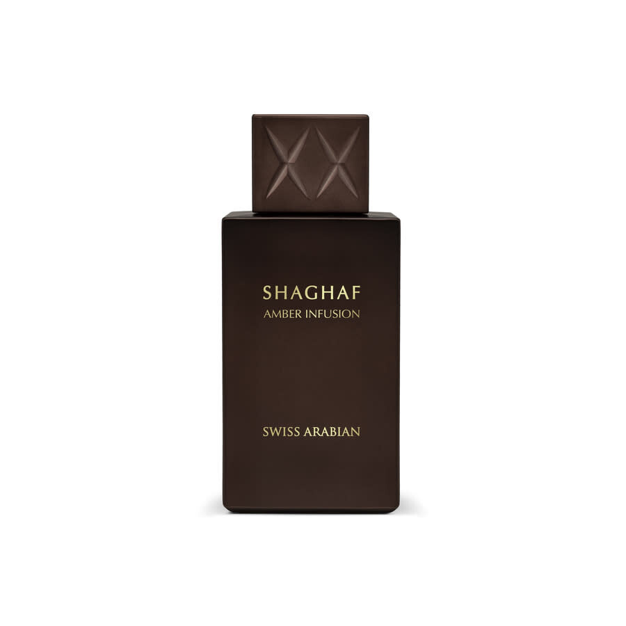 Swiss Arabian Unisex Shaghaf Amber Infusion Extrait De Parfum Spray 2.53 oz Fragrances 6295124050329 In Black