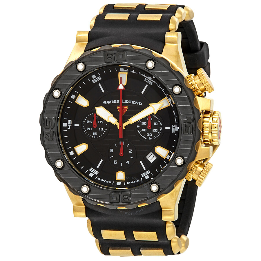 Swiss Legend Hunter Chronograph Men's Watch 15253SMYG01BB SL15253SMYG01BB 722630544951