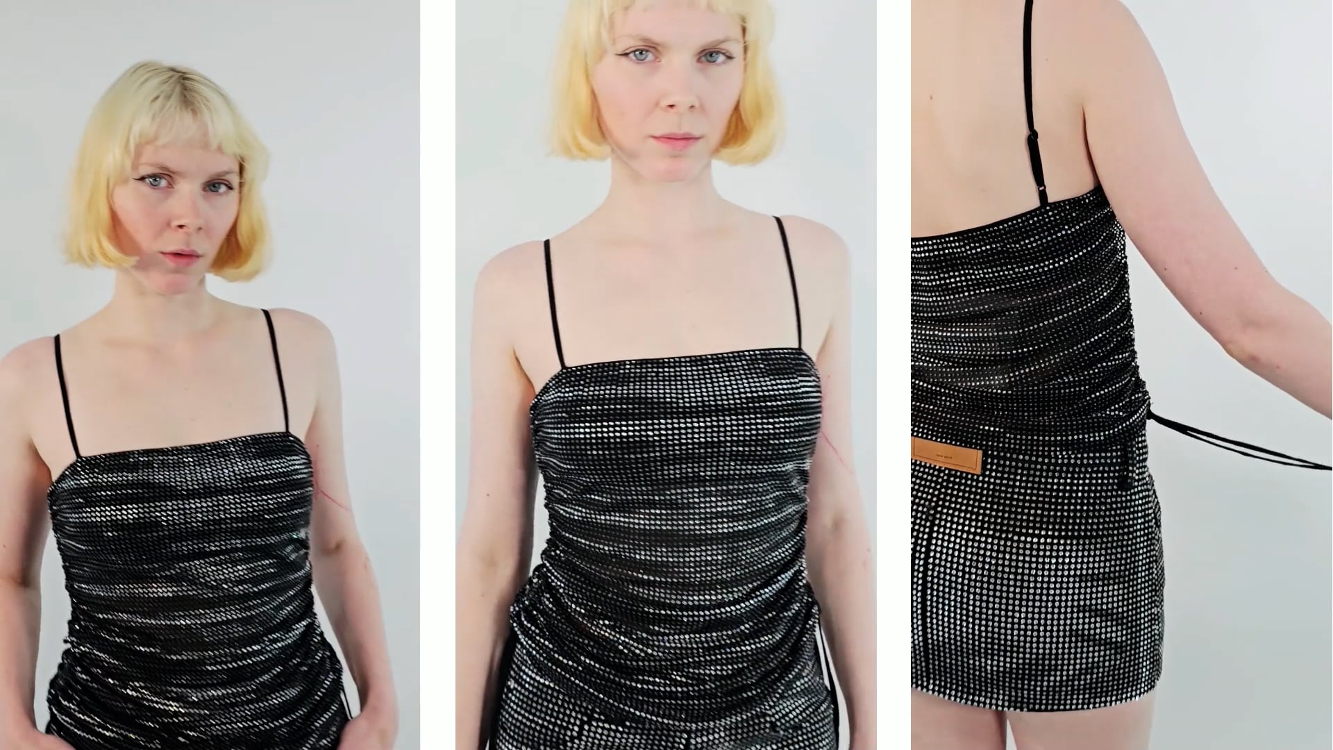 Alexander wang キャミソール　タンクトップ cropped ribbed cotton cami tank in WHITE | alexanderwang®