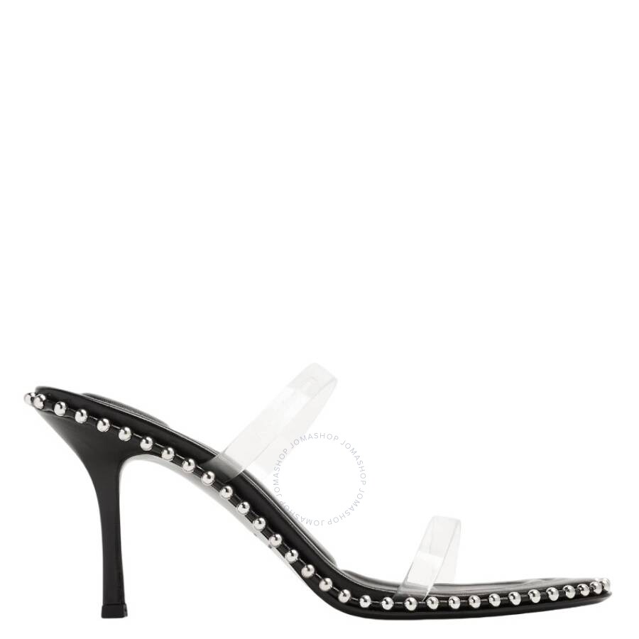 Alexander Wang T T By Alexander Wang Nova 85 Pvc Sandals In Black