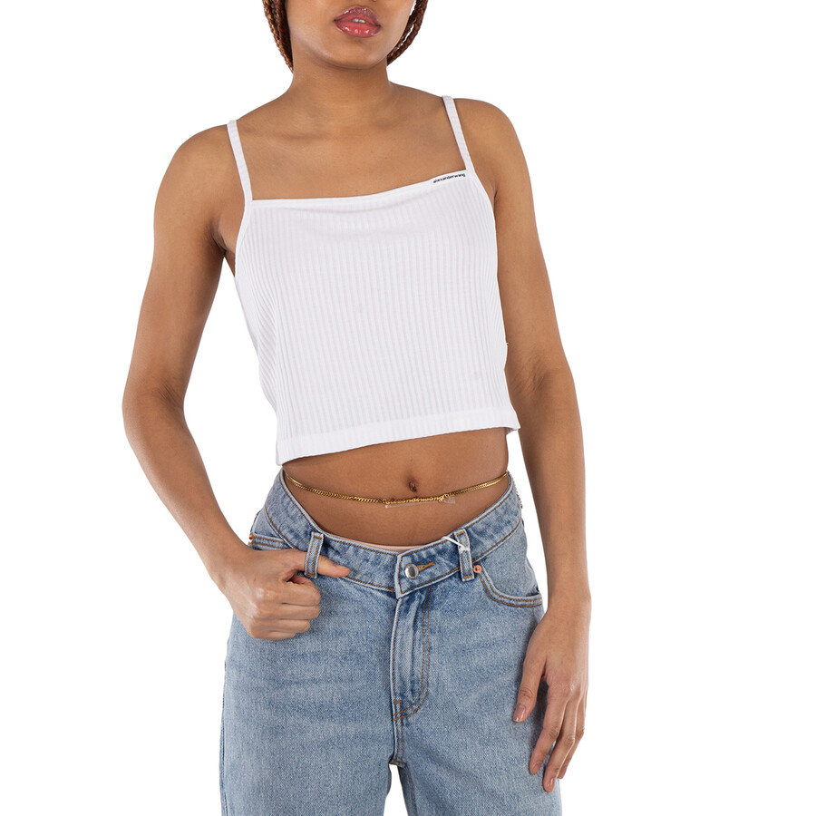 Alexander Wang T Cami Top In White