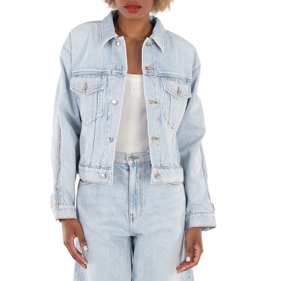 Zipped Sleeve Trucker Cotton Jacket