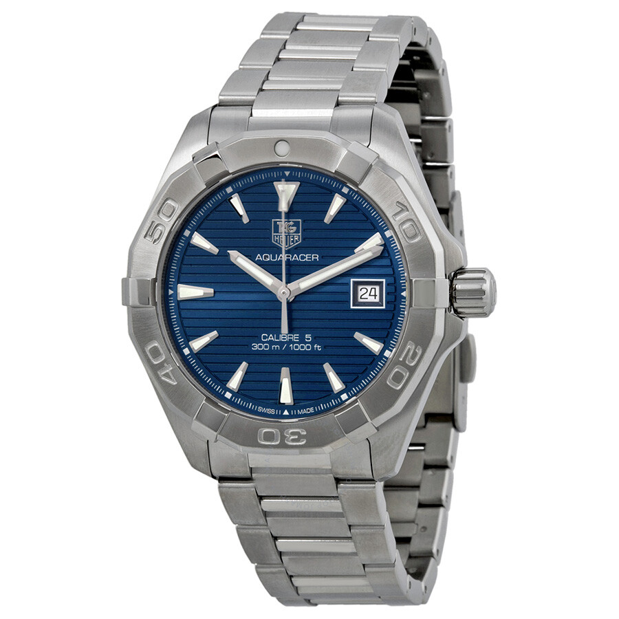 tag heuer calibre 5 aquaracer blue