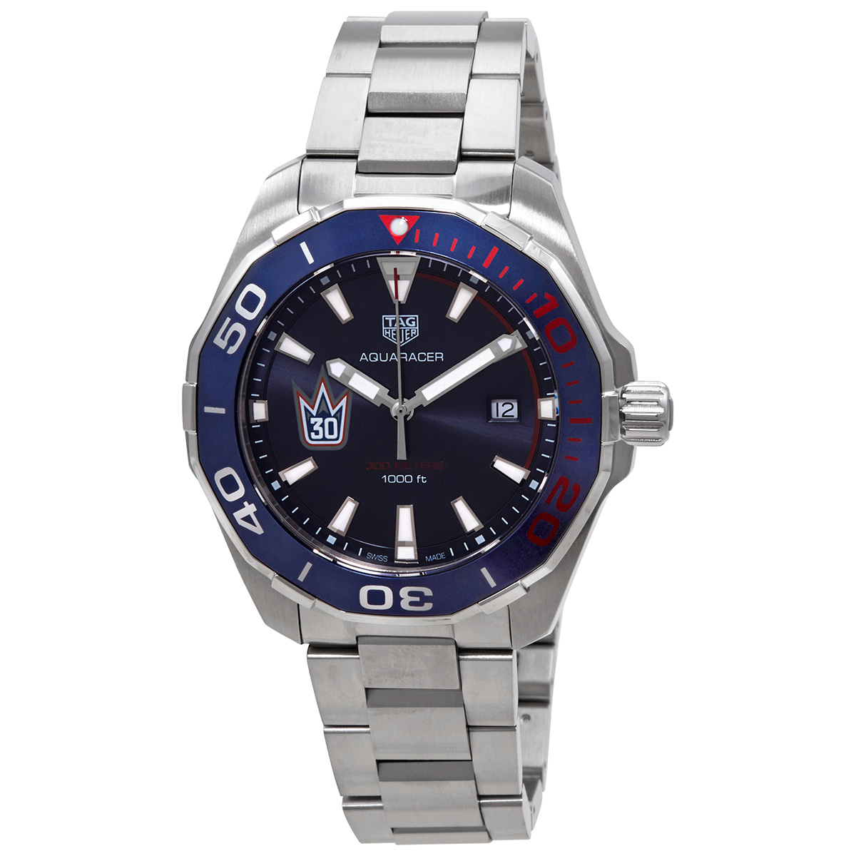 Tag Heuer Aquaracer Henrik Lundqvist Special Edition Quartz Blue Dial Watch WAY101J.BA0746