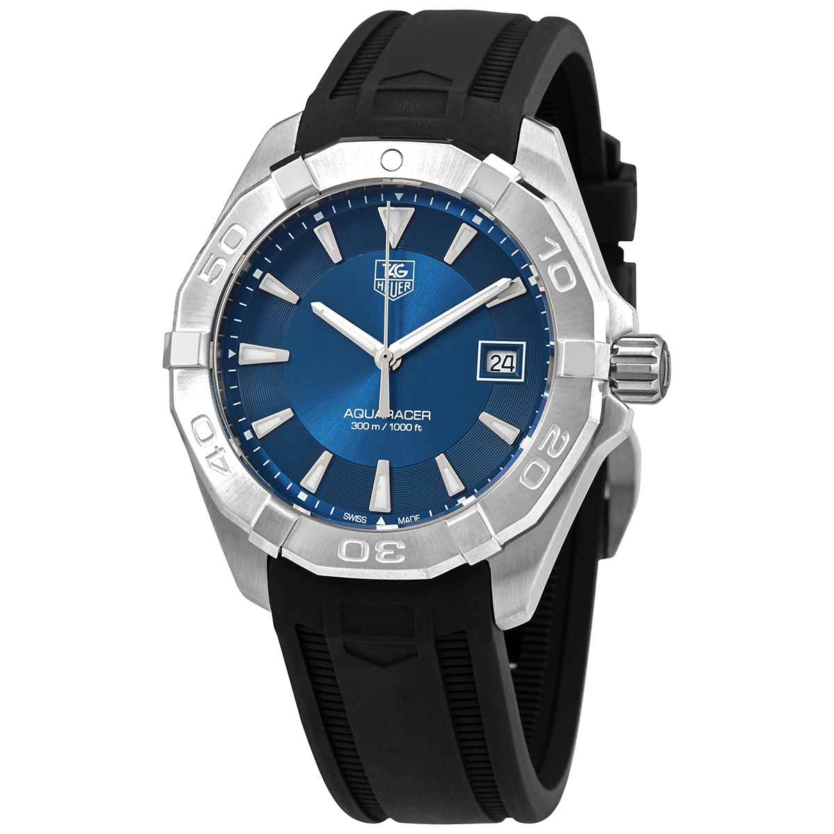 Tag Heuer Aquaracer Quartz Blue Dial Men's Watch WAY1112.FT8021