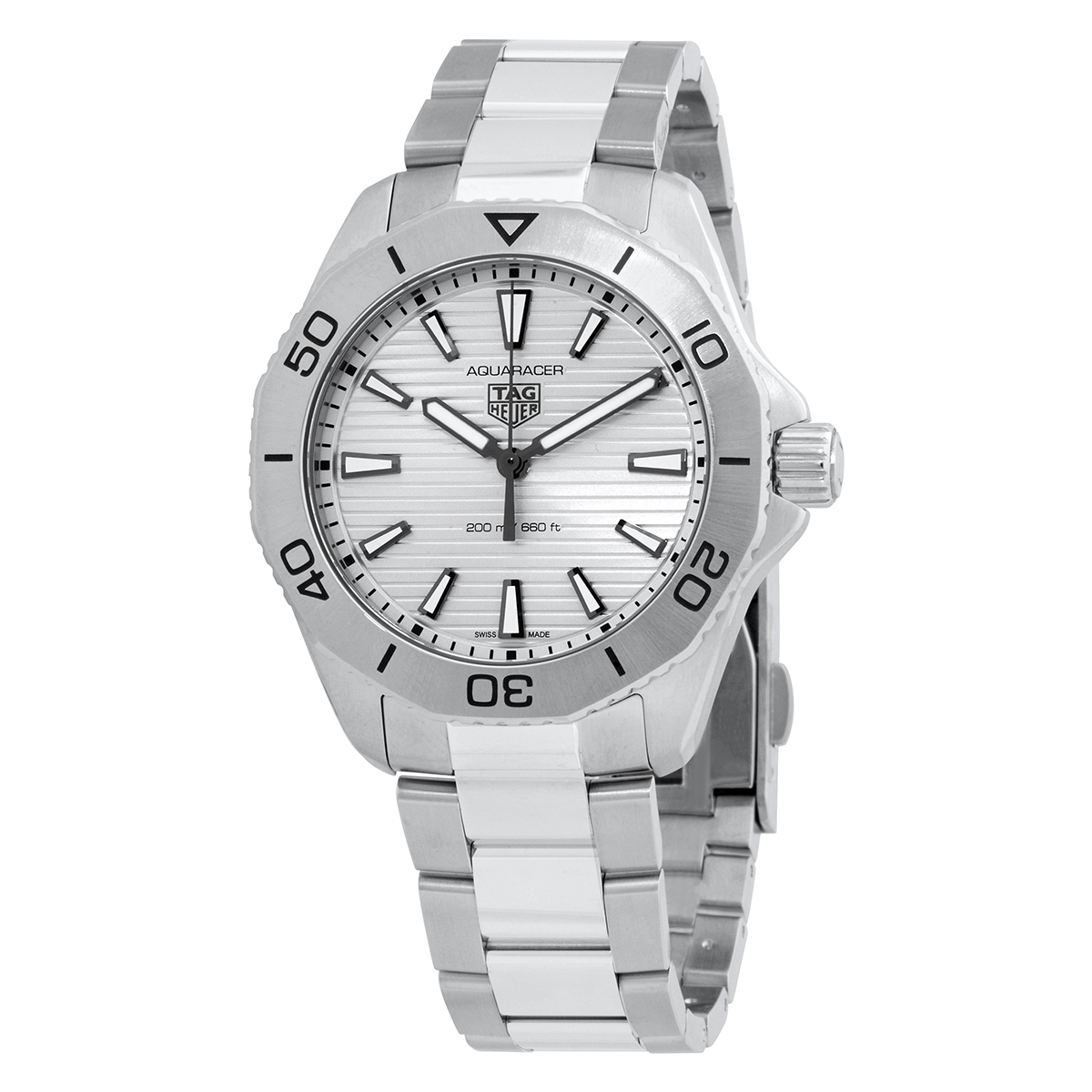 Tag Heuer Aquaracer Quartz Silver Dial Men's Watch WBP1111.BA0627