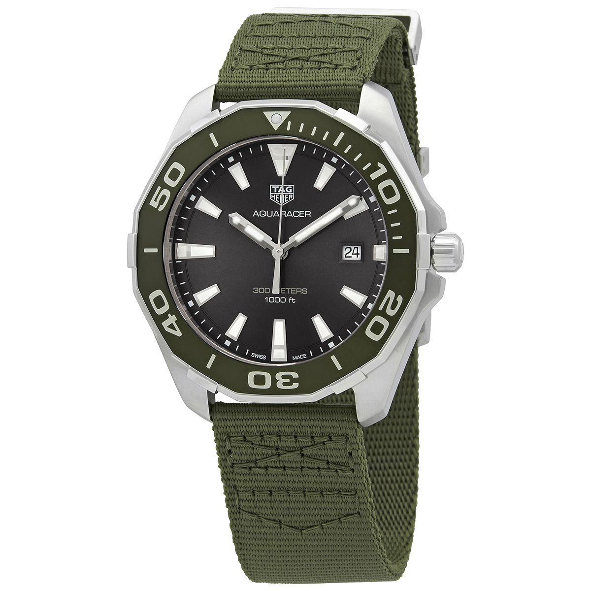 Tag Heuer Aquaracer Stingray Grey Dial Quartz Men's Watch WAY101L.FC8222