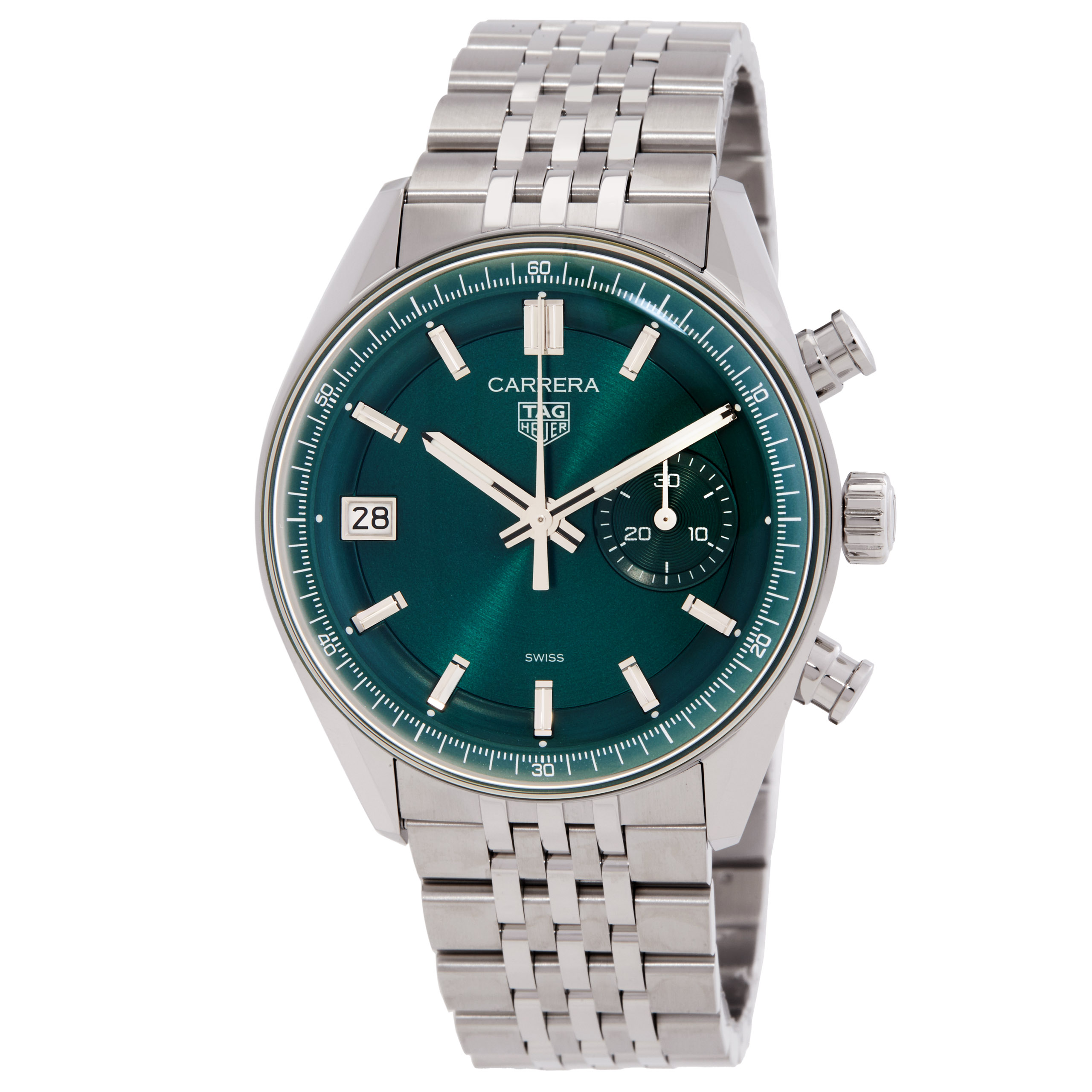 Carrera Automatic Green Dial Men's Watch