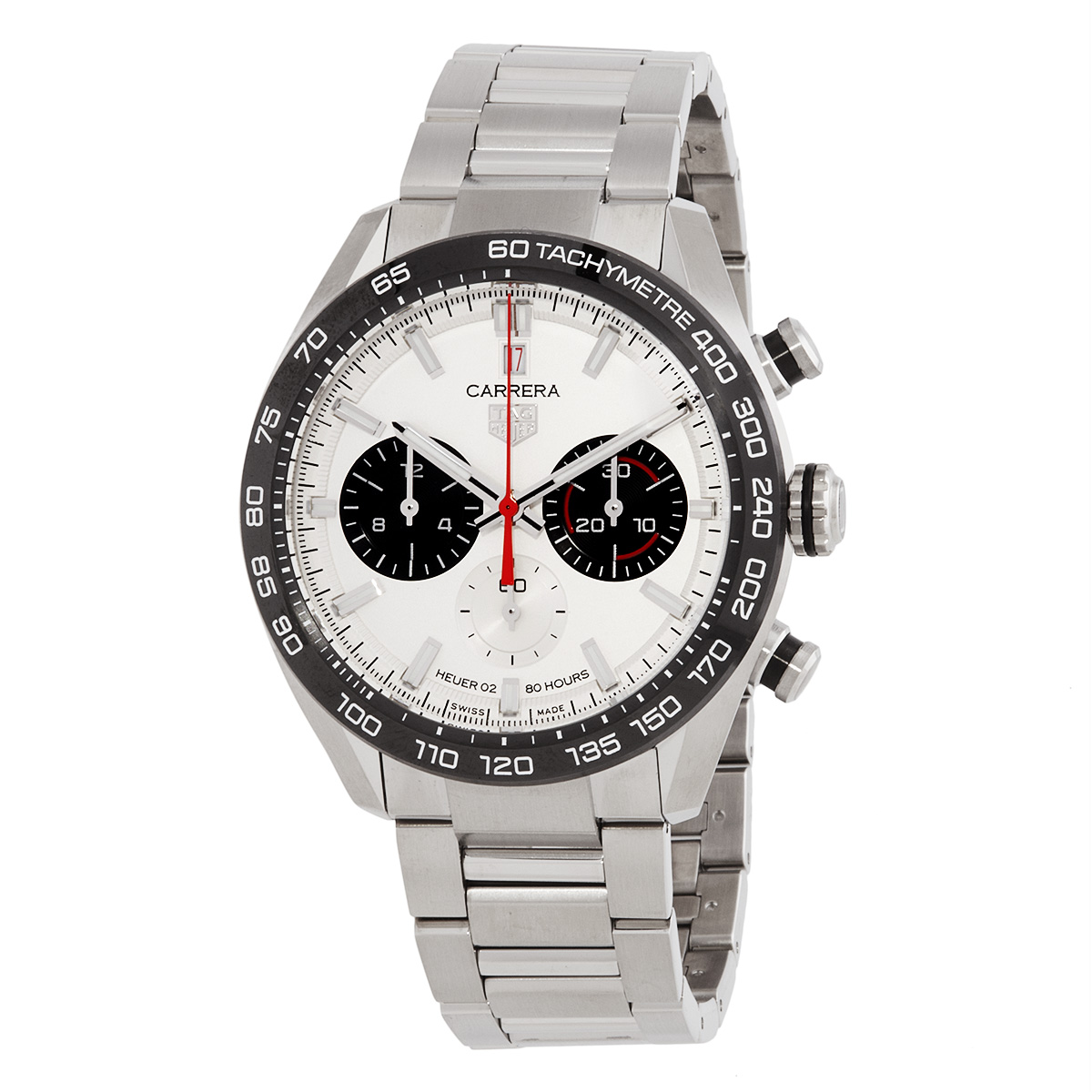 Carrera Chronograph "160 Years" Automatic Grey Dial Men's Watch