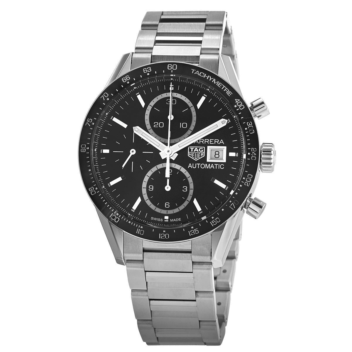 TAG HEUER Carrera CAR2210.BA0721 Chronograph black Dial Automatic Men\'s_895043 Amazon.com: TAG Heuer Carrera Chronograph Automatic Black  main image 4
