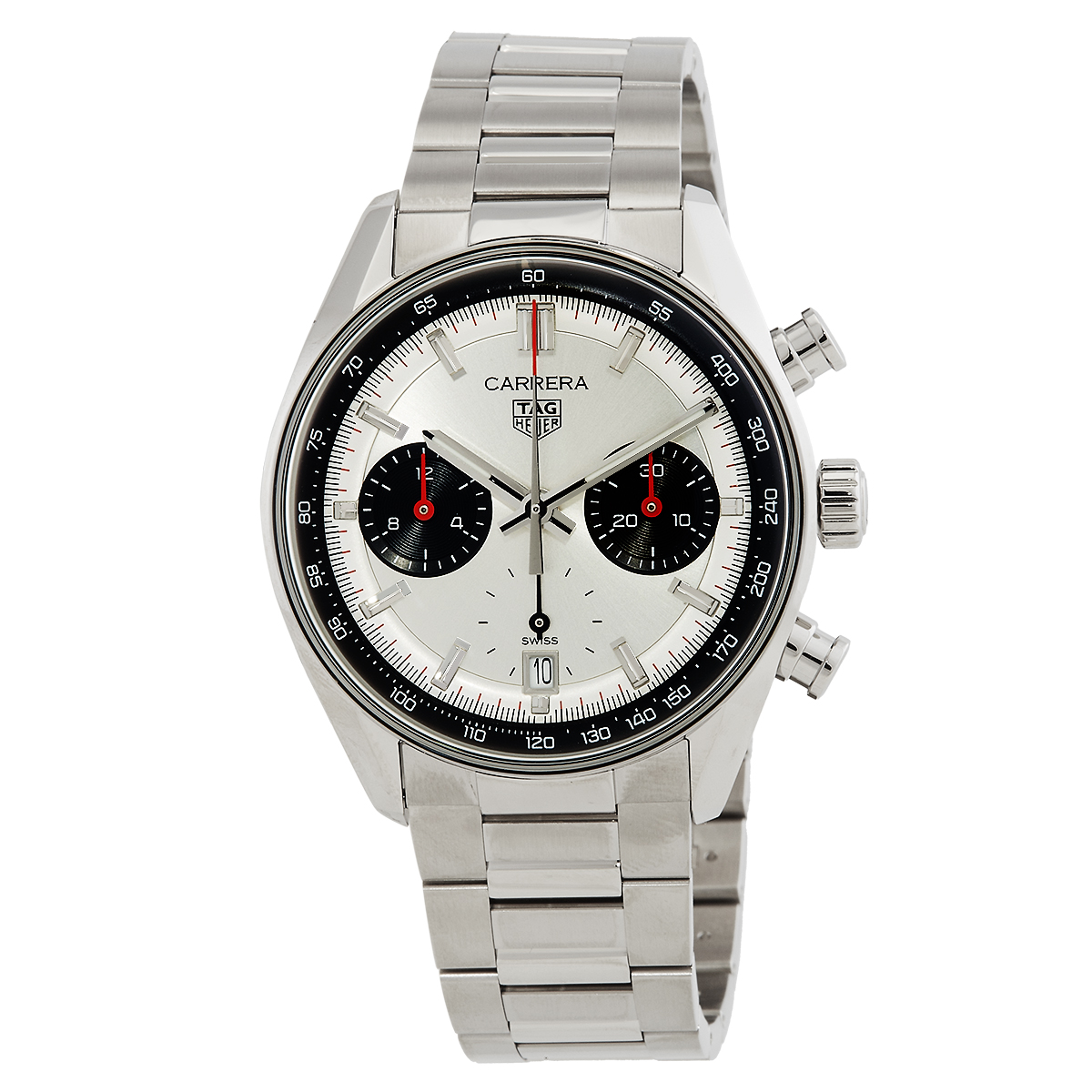 Carrera Chronograph Automatic Silver Dial Men's Watch
