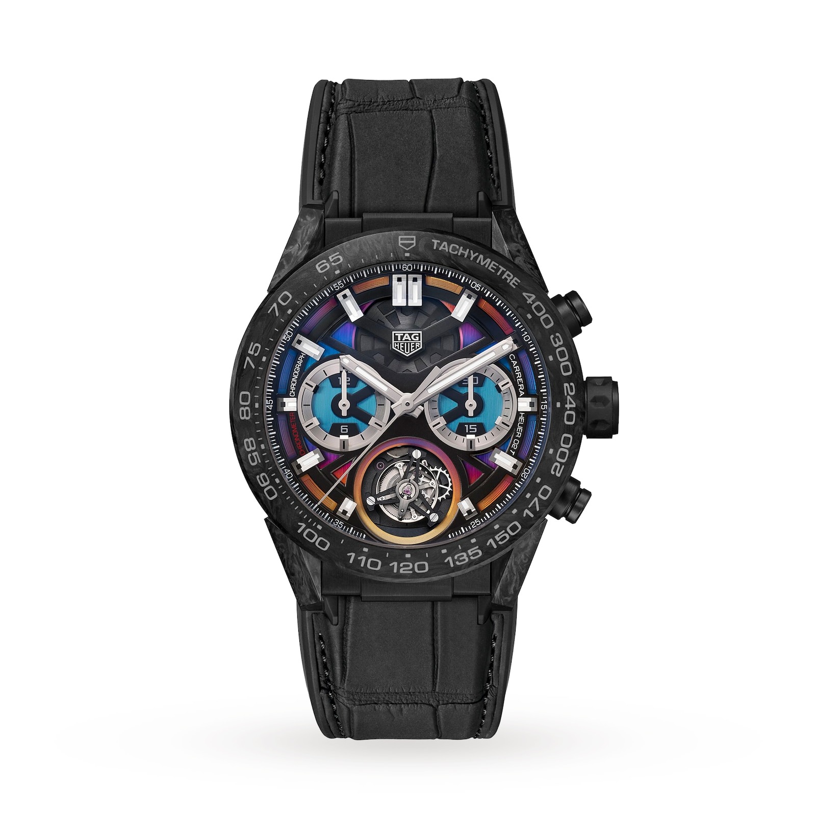 Carrera Polychrome Chronograph Tourbillon Men's Watch