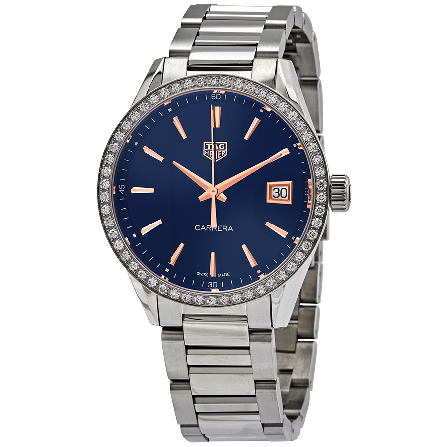 Tag Heuer Carrera Quartz Blue Dial Ladies Watch WBK1317.BA0652