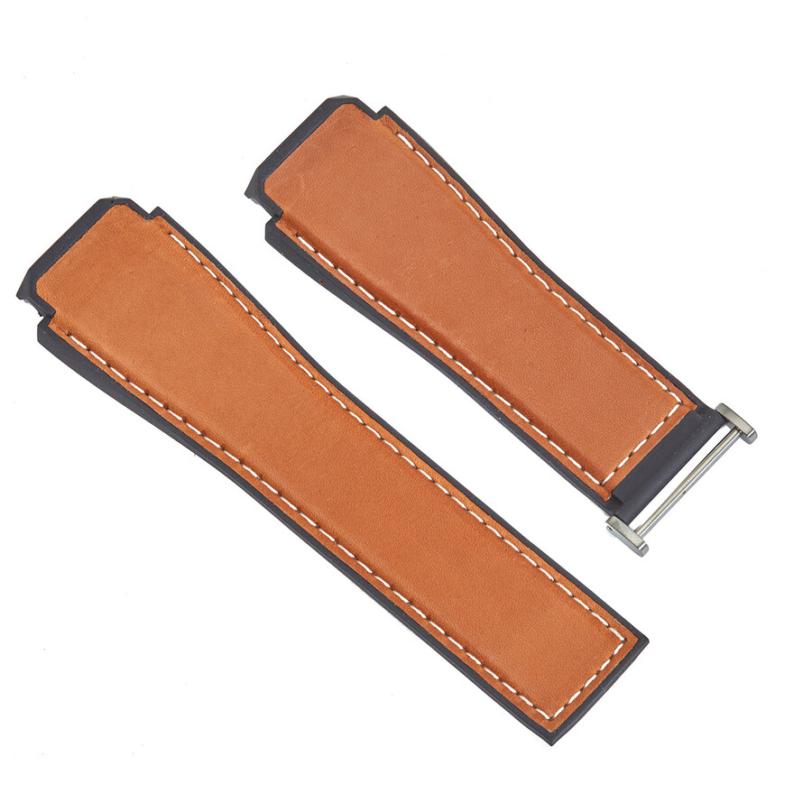 Tag Heuer Connected 45 Calfskin Leather and Rubber Watch Band 1FT6110V