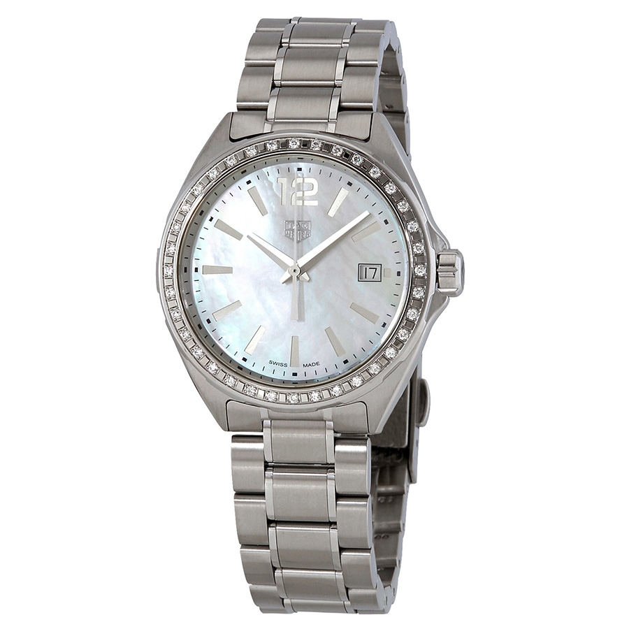 Tag Heuer Formula 1 Diamond White Mother of Pearl Dial Ladies Watch WBJ131A.BA0666