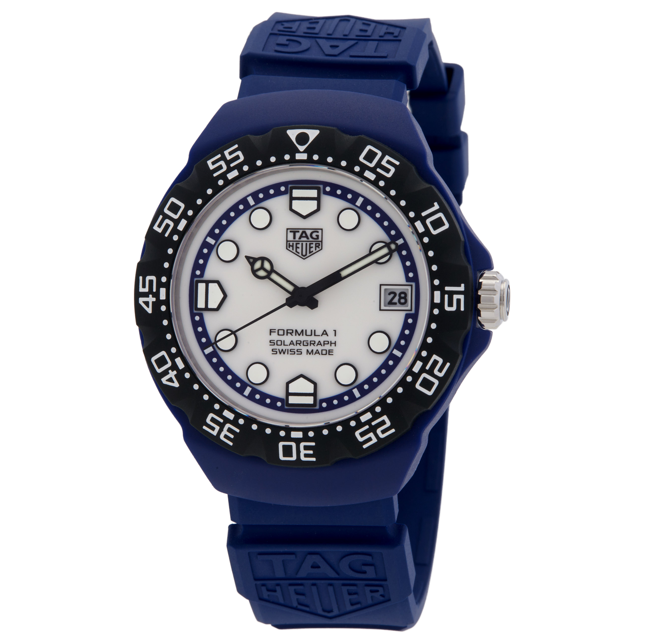 Tag Heuer Formula 1 Solargraph Quartz Blue Dial Watch WBY1162.FT8105