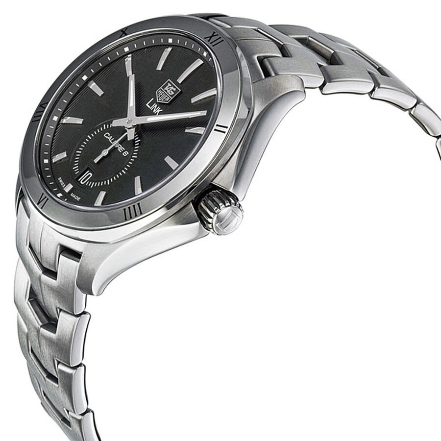 Tag Heuer Link Automatic Black Dial Stainless Steel Men's Watch WAT2112