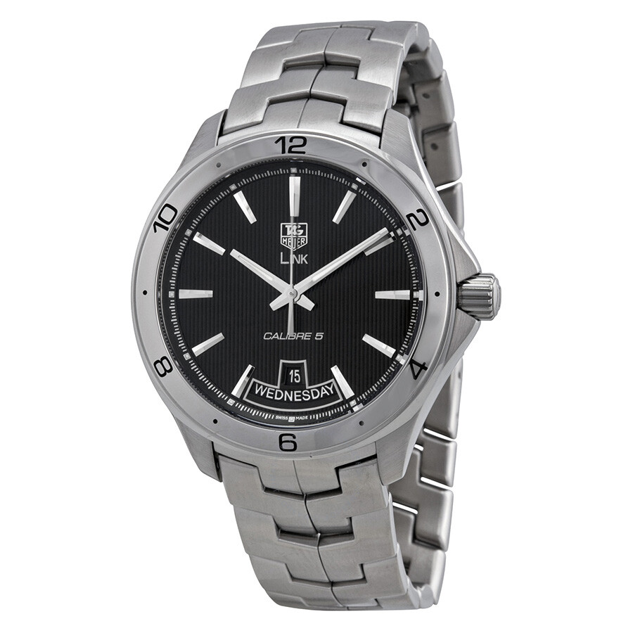 Tag Heuer Link Automatic Black Dial Men's Watch WAT2010.B0951 WAT2010 ...