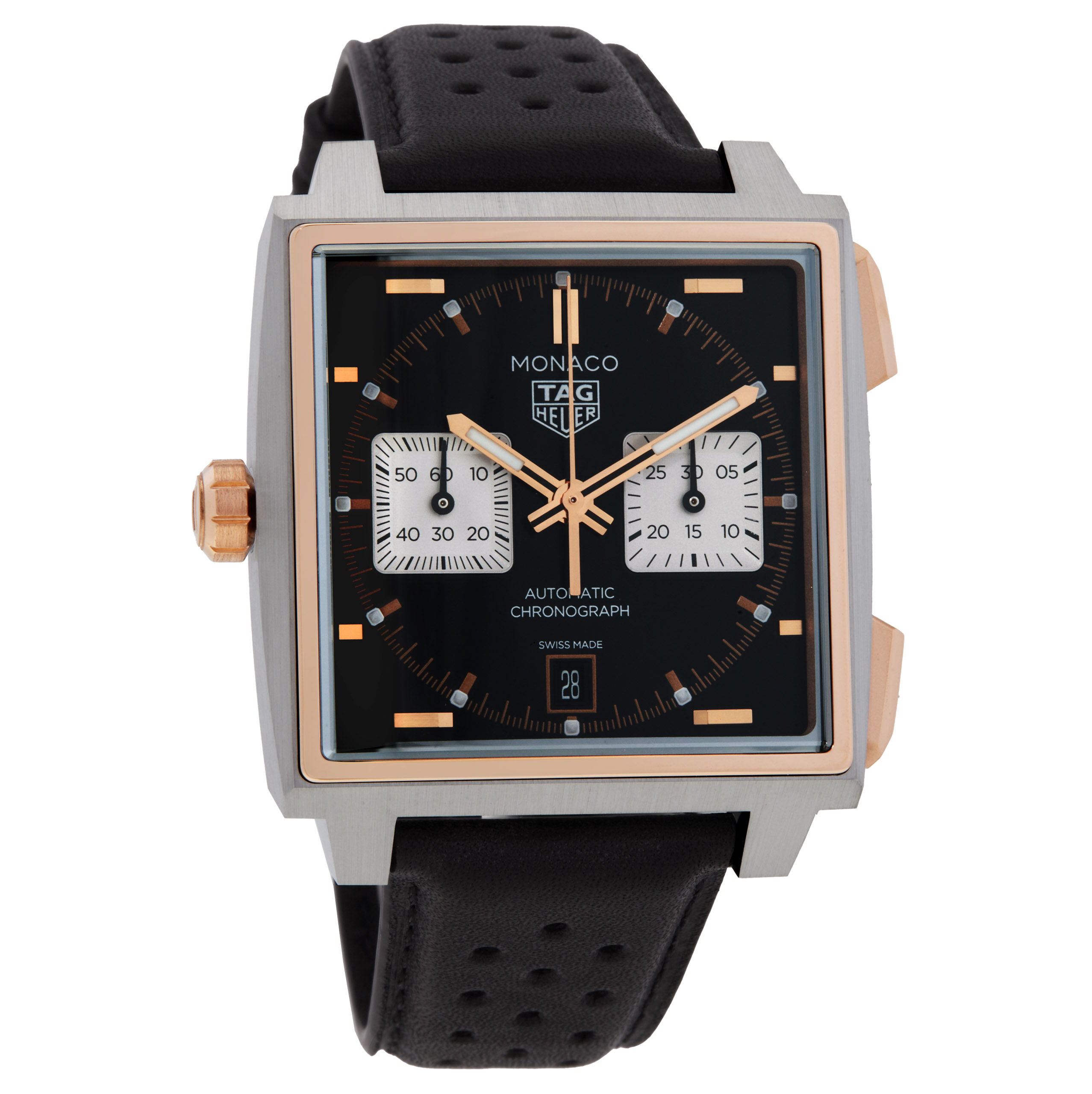 Monaco Chronograph Automatic Black Dial Watch