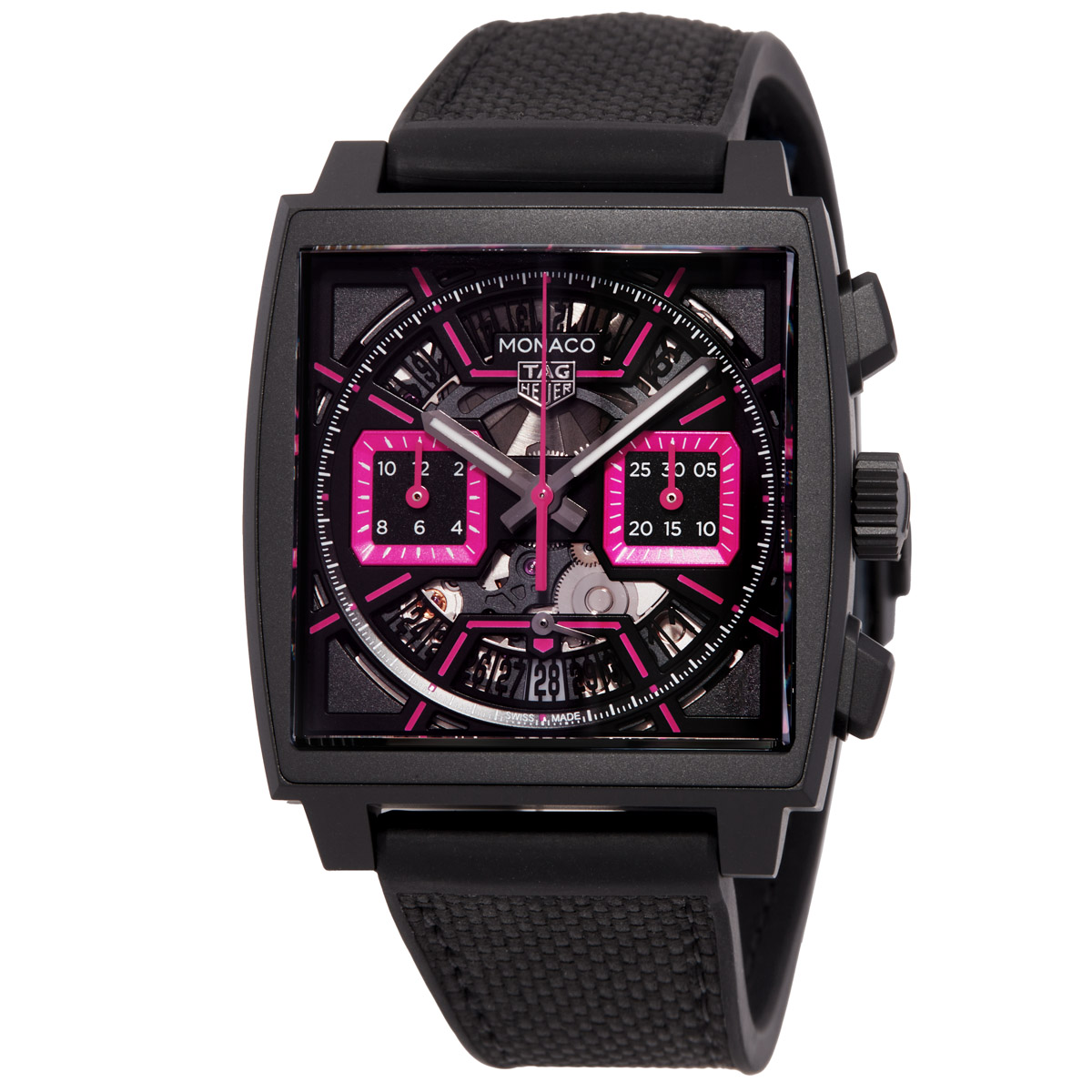 Monaco Chronograph Automatic Pink Dial Unisex Watch