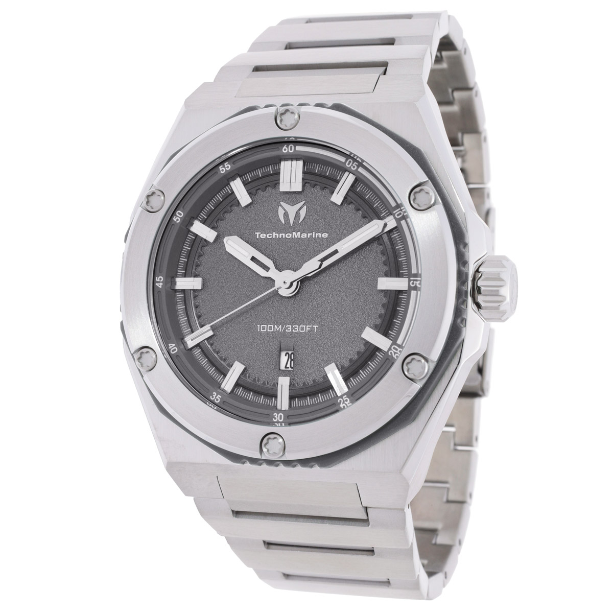 Technomarine Coral Quartz Grey Dial Men's Watch TM-416074