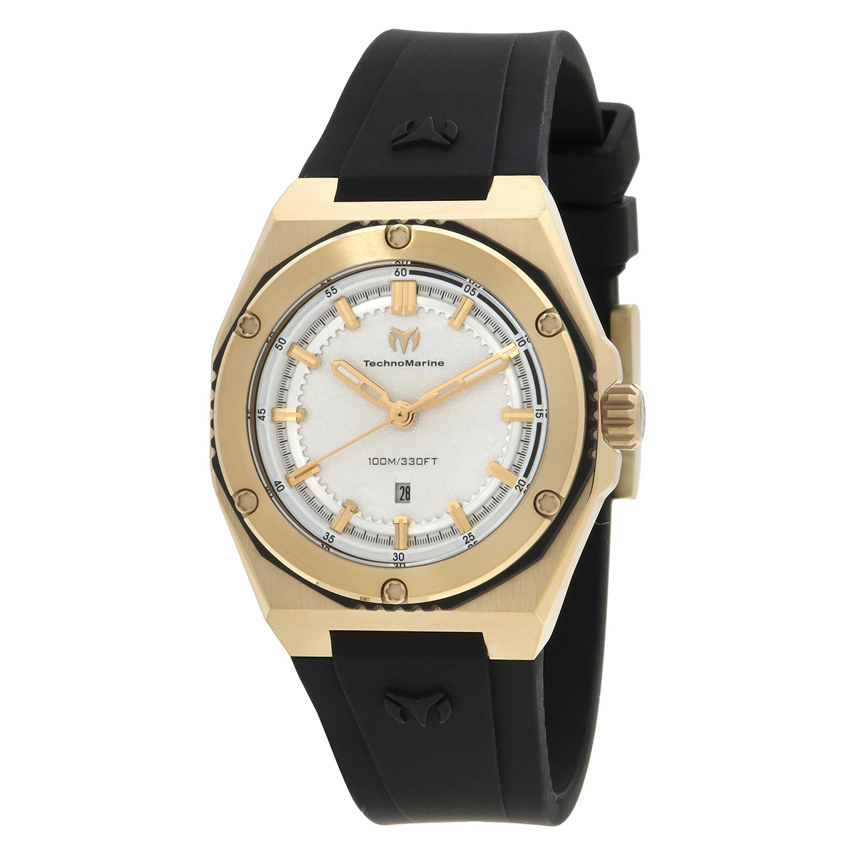 Technomarine Coral Quartz Silver Dial Ladies Watch TM-416057