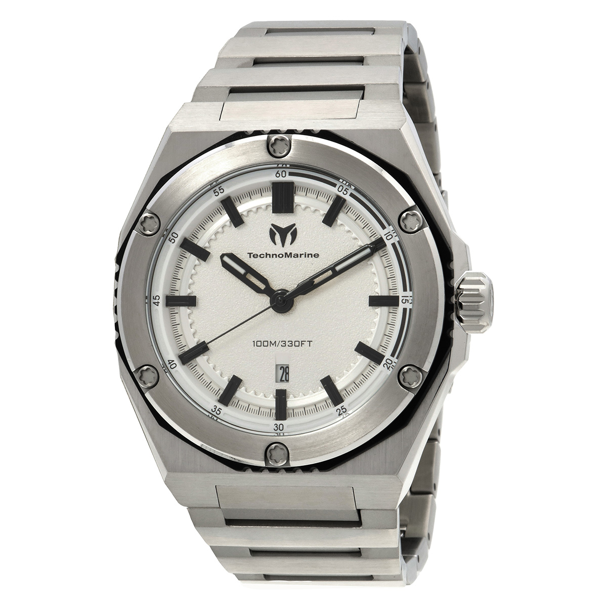 Technomarine Coral Quartz Silver Dial Men's Watch TM-416060