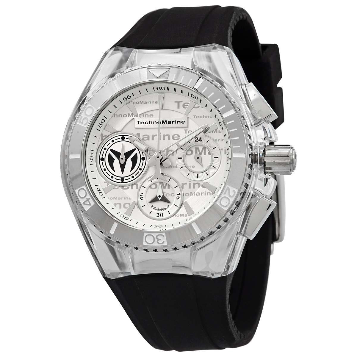 Technomarine Cruise California Chronograph Quartz Silver And Grey Dial Ladies Watch TM-118131
