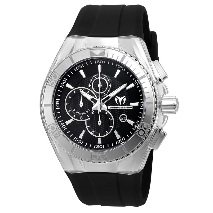 Technomarine Cruise Chronograph Black Dial Men's Watch 115042 TM