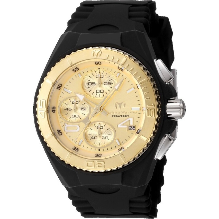 TechnoMarine Cruise Chronograph Gold-tone Dial Unisex Watch TM-125001