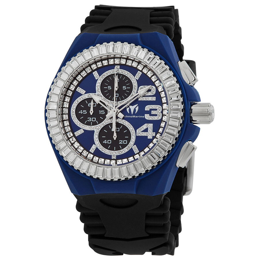 Technomarine Cruise Chronograph Quartz Crystal Blue Dial Men's Watch TM