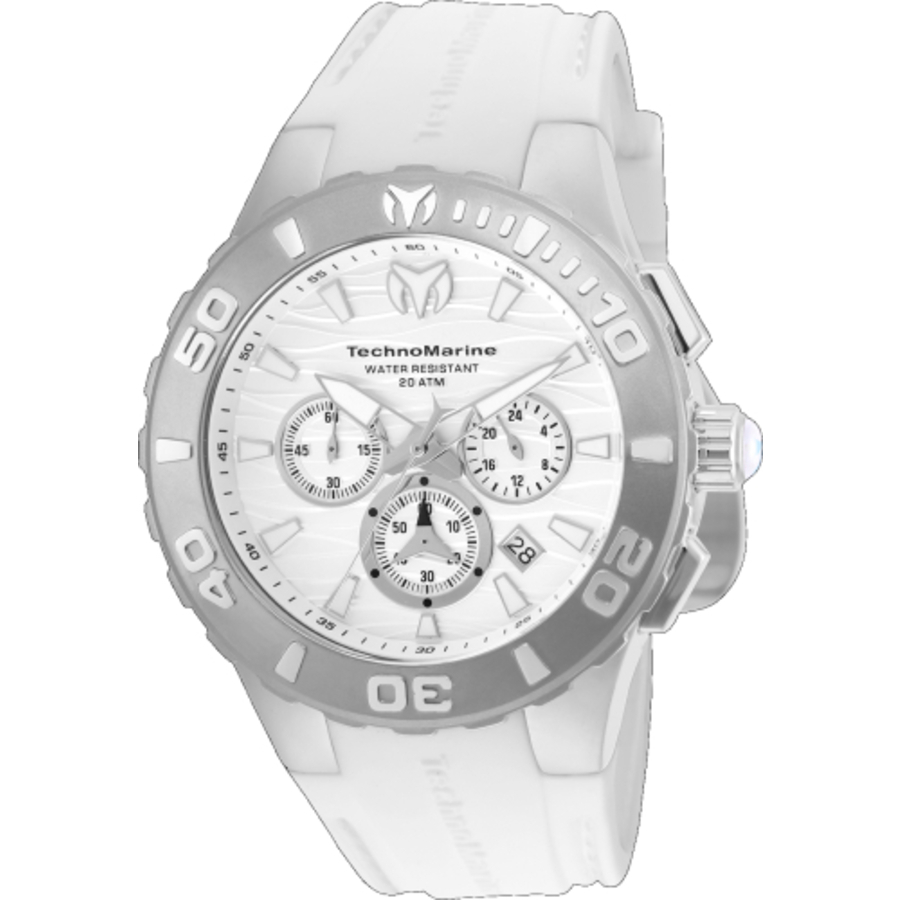 Technomarine Cruise Medusa Chronograph Quartz White Dial Men's